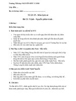 * Phiếu học tập - Khối 4 - Tuần 25