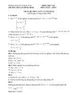 Nội dung câu hỏi kiểm tra kiến thức môn Toán khối 9 trên truyền hình (ngày 21-4-2020)