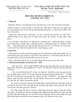 PHƯƠNG HƯỚNG CHUNG HOẠT ĐỘNG CỦA BAN ĐẠI DIỆN CHA MẸ HỌC SINH NĂM HỌC: 2017- 2018