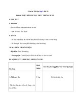 Tải Giáo án Thể dục lớp 3: Bài 28 - Hoàn thiện Bài thể dục phát triển chung