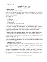 Sinh 9: Tuần 24 - Tiết 47 CHỦ ĐỀ : HỆ SINH THÁI Nội dung 1 : QUẦN THỂ