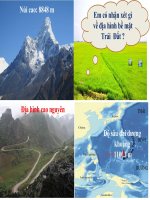 Địa 6 _ Bài 12 Tác động của nội lục và ngoại lực trong việc hình thành bề mặt Trái Đất - Website Trường THCS Phan Bội Châu - Đại Lộc - Quảng Nam