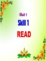 Unit 1: Skills 1 - Website Trường THCS Phan Bội Châu - Đại Lộc - Quảng Nam