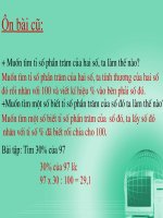 Bài giảng điện tử Toán - tuần 17: Luyện tập chung - 5A4