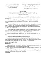 KẾ HOẠCH PHỤ ĐẠO HỌC SINH YẾU - KÉM MÔN LỊCH SỬ KHỐI 6, 7 NĂM HỌC 2020 - 2021