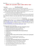 BÀI TẬP ÔN TỔNG HỢP MÔN TIẾNG VIỆT LỚP 3 TUẦN 24+25