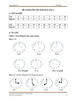 Bộ đề cương ôn tập giữa Học kì 2 môn Toán lớp 2