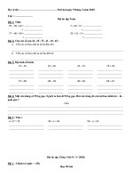 Bài ôn tập cho học sinh khối 2 nghỉ dịch 2019-NCoV ngày 9 tháng 3 năm 2020