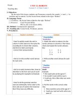 giáo án anh 6 tháng 5