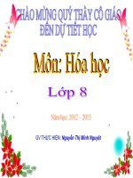 Tiet 23. Phuong trinh hoa hoc (tiet 2)