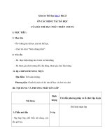 Tải Giáo án Thể dục lớp 3: Bài 23 - Ôn các động tác đã học của bài thể dục phát triển chung