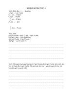 BÀI TẬP BỔ TRỢ MÔN TOÁN TUẦN 25