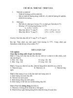 Môn Vật Lí Lớp 6 - Tuần 26 - 27