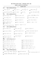 Đề cương ôn thi HK1 nh 20-21 - Môn Toán Khối 11