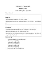 NỘI DUNG TỰ HỌC VÀ BÀI TẬP MÔN VẬT LÍ LỚP 7 TRONG THỜI GIAN HỌC SINH NGHỈ HỌC PHÒNG DỊCH CORONA