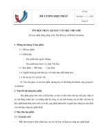 De cuong lich su Van hoc the gioi SKDA 2020