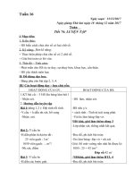 GIAO AN LOP 4 - TUAN 16