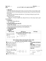 Tiết 6: Lũy thừa của một số hữu tỉ