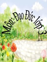 Lớp 3 - Tuần 12: Tích cực tham gia việc trường, việc lớp