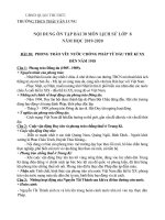 Bài học lịch sử 8 tuần 11, 12