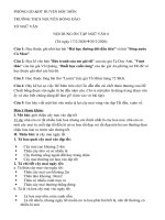 Nội dung ôn tập môn Ngữ Văn khối 6, 7,8 ,9 lần 2