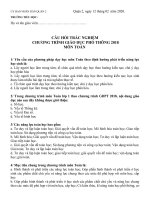 Tài liệu tập huấn môn Toán - CTGDPT 2018