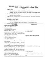 Tải Giáo án Tập làm văn lớp 3 bài 13: Viết về thành thị - nông thôn - Giáo án điện tử Tập làm văn lớp 3