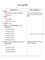 NỘI DUNG ÔN TẬP MÔN HÓA KHỐI 8 KHỐI 9 LẦN 3