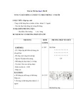 Tải Giáo án Thể dục lớp 3: Bài 68 - Tung và bắt bóng cá nhân và theo nhóm 2-3 người