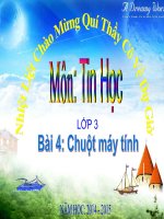 Cùng học Tin học 3 - Bài 4: Chuột máy tính