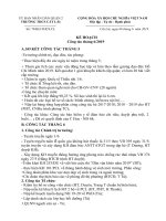 Kế hoạch công tác tháng 6 năm 2019