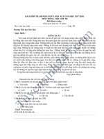 Đề kiểm tra giữa học kỳ 1 môn Tiếng Việt lớp 5 năm 2018 - Tiểu học Sơn Mai