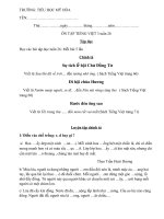 NỘI DUNG ÔN TẬP TRỰC TUYẾN KHỐI 3 TUẦN 26