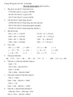 NGUYỄN VĂN TRỖI - ÔN TẬP KIẾN THỨC LỚP 4