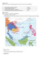THAM KHẢO MỘT SỐ ĐỀ ÔN THI HK2 - NĂM HỌC 2017- 2018 (MÔN ĐỊA LÝ KHỐI 8)
