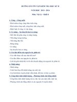 Hướng dẫn ôn tập Kiểm tra Học kỳ 2 môn Vật Lý - Khối 8