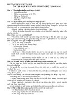 NỘI DUNG ÔN TẬP KIỂM TRA HỌC KỲ II NĂM HỌC 2019-2020