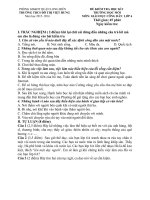 Đề thi học kỳ I - Khối 6 - Bộ môn: GDCD