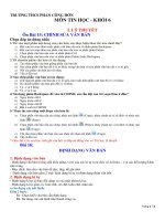 nội dung ôn tập khối 6 tháng 032020  thcs phan công hớn