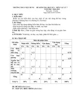 Đề kiểm tra học kì I môn Vật lí 7 năm học 2018 - 2019