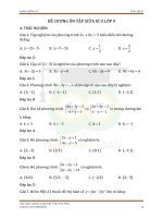 Bộ đề cương ôn tập giữa Học kì 2 môn Toán lớp 9