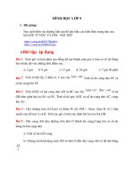 Nội dung hướng dẫn học sinh tự học môn Toán (lần 6) khối 6,7,8,9.