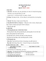 kế hoạch bài dạy môn tiếng việt tuần 22  tiểu học an phú