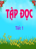 TẬP ĐỌC 1 - TUẦN 34 - NGƯỜI TRỒNG NA