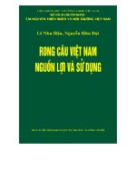 Rong câu Việt Nam, nguồn lợi và sử dụng (Lê Như Hậu, Nguyễn Hữu Đại)