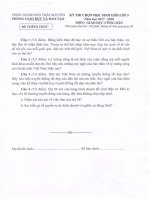 Đề thi HSG GDCD lớp 9 cấp huyện TP Thái Nguyên, tỉnh Thái Nguyên 2017-2018 - Học Toàn Tập