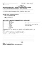 Bài ôn tập cho học sinh khối 2 nghỉ dịch 2019-NCoV ngày 11 tháng 3 năm 2020