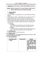 Sử 9 – Tuần 24 – Tiết 29CHƯƠNG V: VIỆT NAM TỪ CUỐI NĂM 1946 ĐẾN NĂM 1954BÀI 25: NHỮNG NĂM ĐẦU CỦA CUỘC KHÁNG CHIẾN TOÀNQUỐC CHỐNG THỰC DÂN PHÁP (1946-1950)