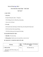 Tải Giáo án Thể dục lớp 3: Bài 3 - Ôn Đi đều - Trò chơi Kết bạn