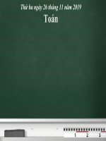 Khối 3 - Bài giảng điện tử tuần 14 - Toán: Bảng chia 9
